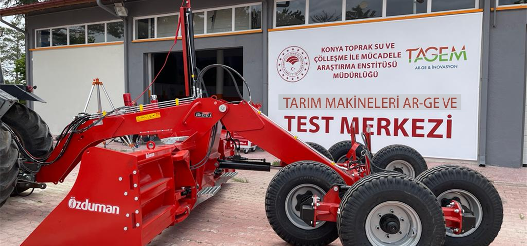 Agricultural Machinery Research&Development and Test Center completed its first test.