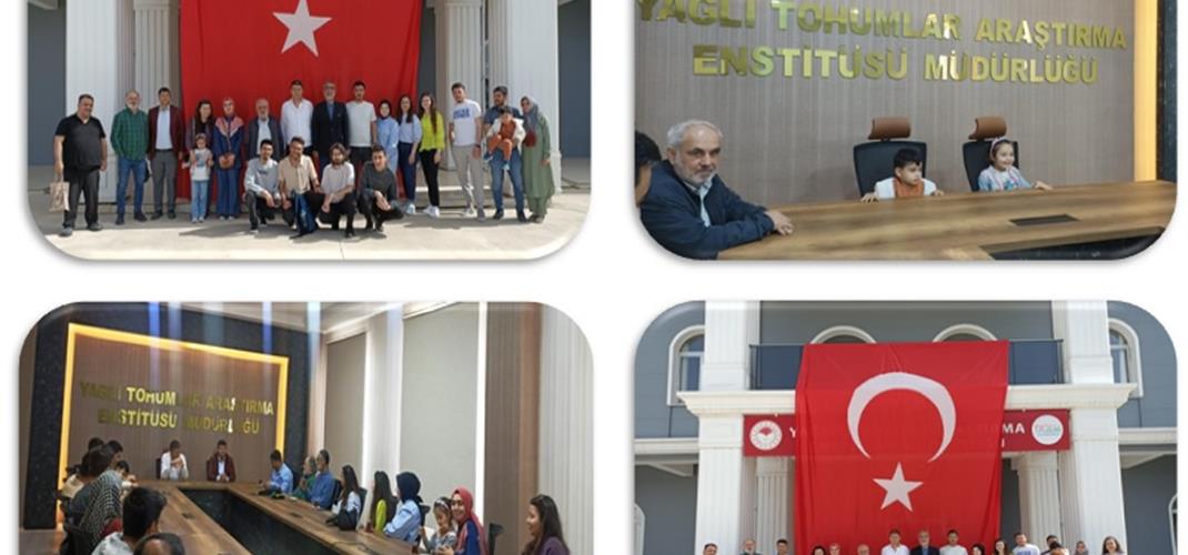 ​Kahramanmaraş Sütçü İmam Üniversitesi Ziraat Fakültesi Tarla Bitkileri Bölümünden Enstitümüze Ziyaret 