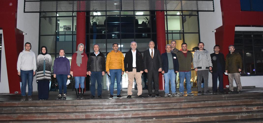 THE ASSISTANT GENERAL MANAGER OF AGRICULTURAL RESEARCH AND POLICIES, ASSOCIATE PROFESSOR ILHAN AYDIN, VISITED POTATO RESEARCH INSTITUTE...