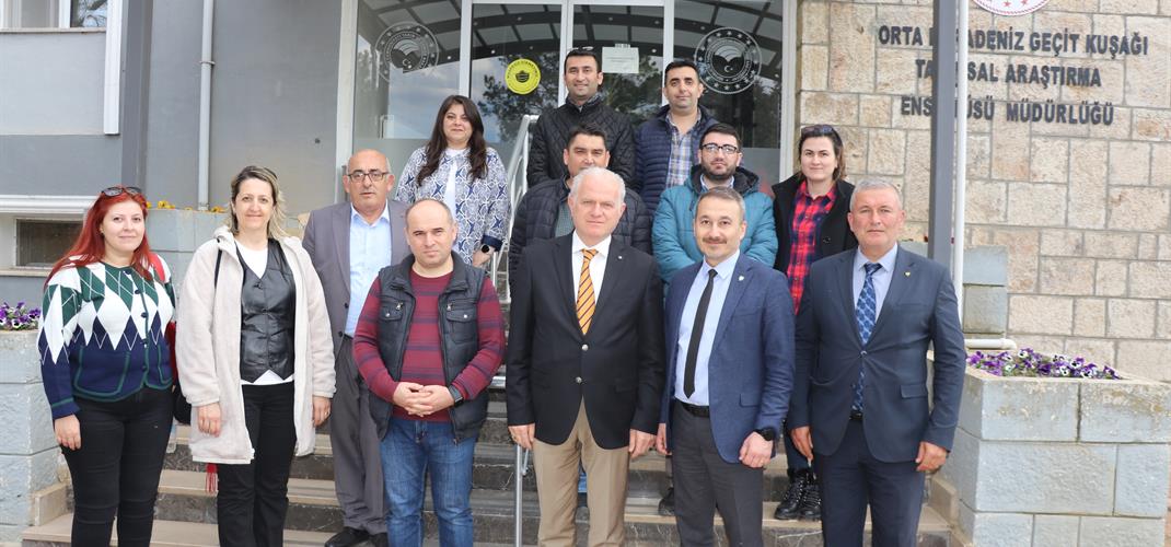 TMO Haşhaş ve Alkaloid İşleri Daire Başkanı Erdoğan KILIÇ Enstitümüzü ziyaret etti